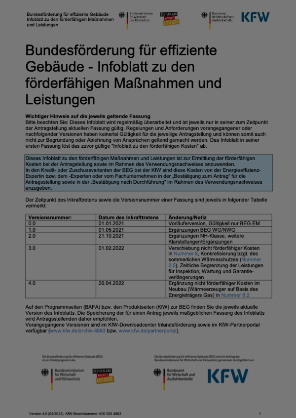 Neue Förderrichtlinien